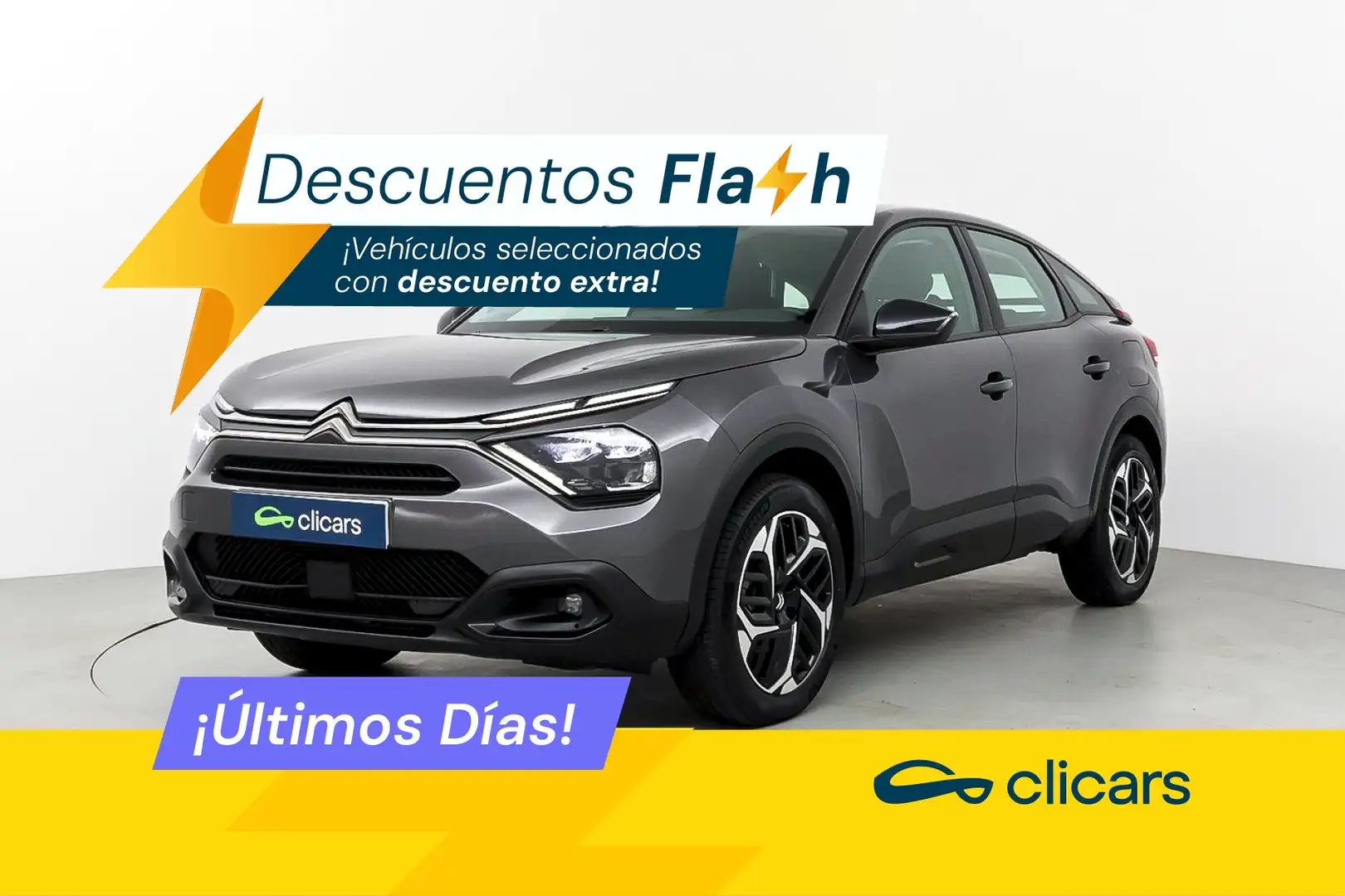 Citroen C4 1.2 PureTech Plus S&S 130 Gris - 1