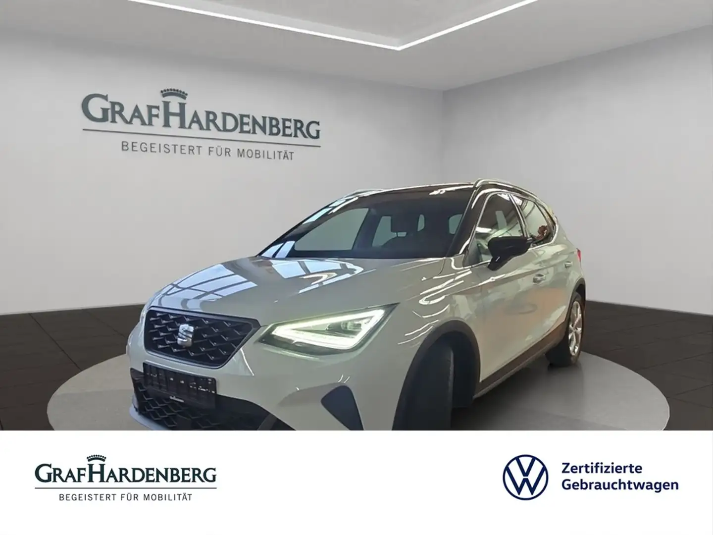 SEAT Arona FR 1.5 TSI DSG Navi AHK LED Weiß - 1