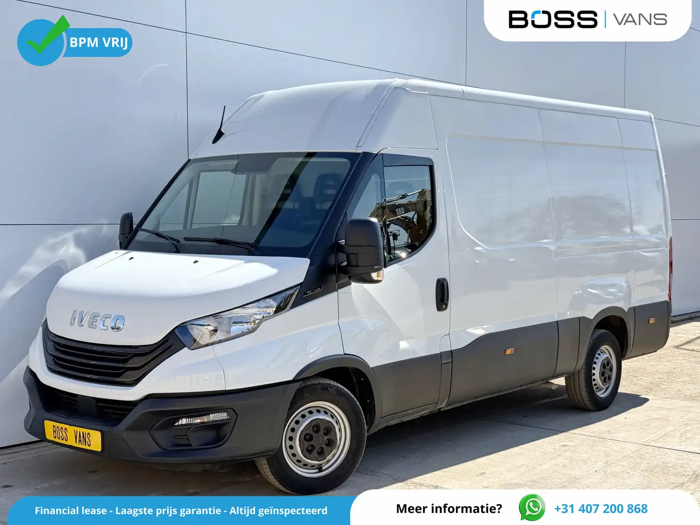 Iveco Daily 35S14 L2H2 Airco Cruise Control 3.5t Trekgewicht E Biały - 1