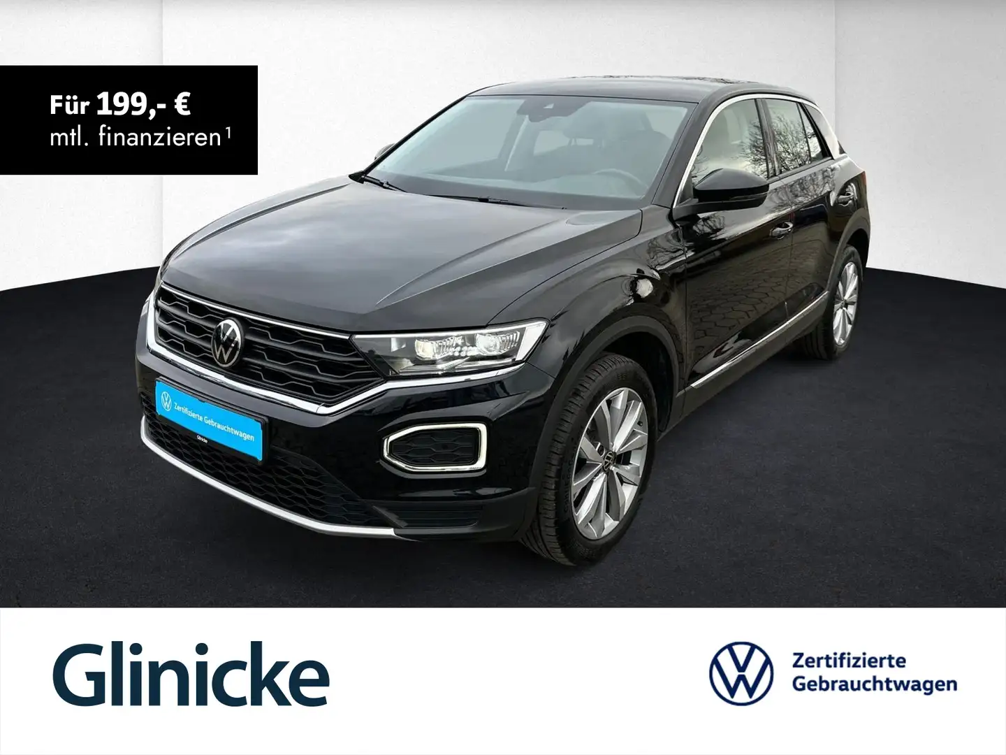 Volkswagen T-Roc Style 1.5 TSI DSG+AHK+Clima+Sitzheizung+LM Noir - 1