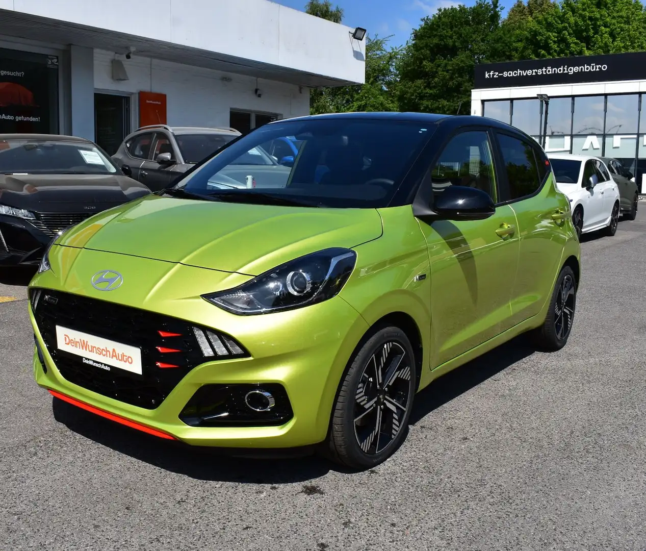 Hyundai i10 1.0 T-GDI N Line FL 90PS Navi Kam SHZ SOFORT Jaune - 1