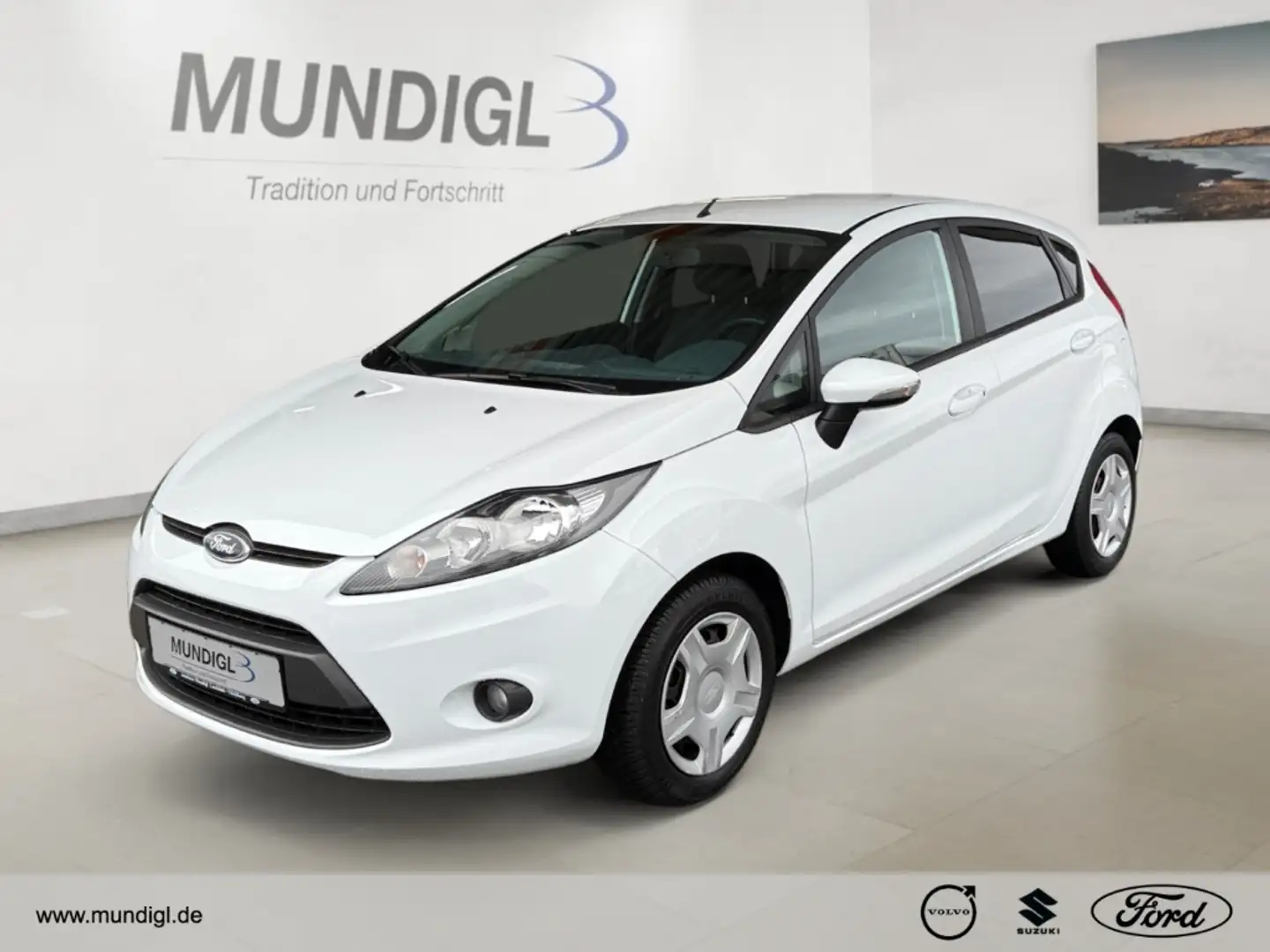 Ford Fiesta SHZ Notbremsass PDC Winterpaket Alu Klima Beheizb. Weiß - 1