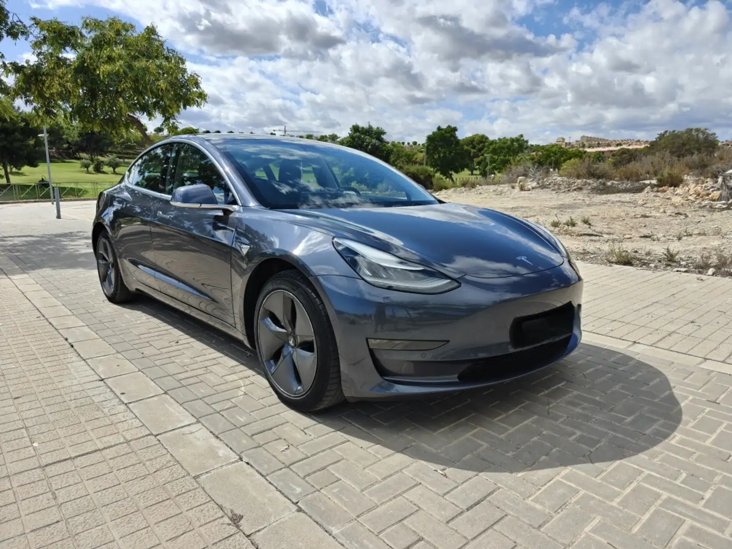 Tesla Model 3 Long-Range RWD Gris - 1