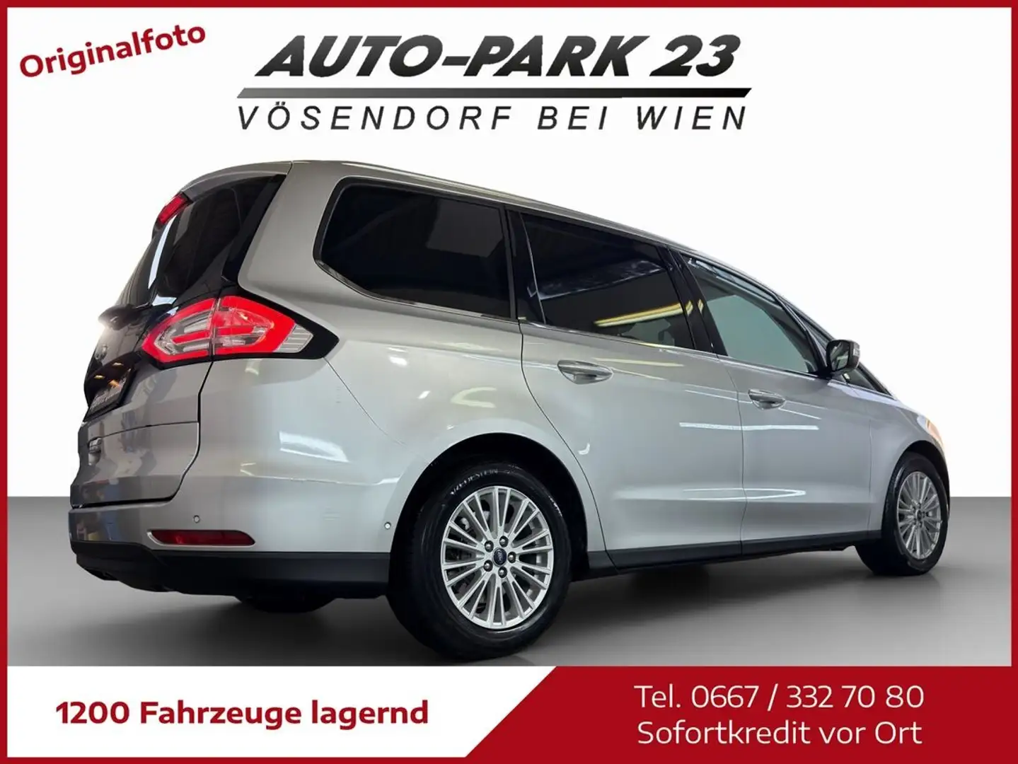 Ford Galaxy 2,0 TDCi Titanium **7.SITZER*NAVI*MOD2017 Silber - 2