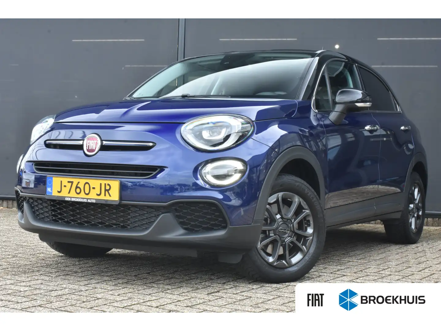 Fiat 500X 1.3 GSE Lounge 150pk Automaat | Leder | Trekhaak | Blauw - 1