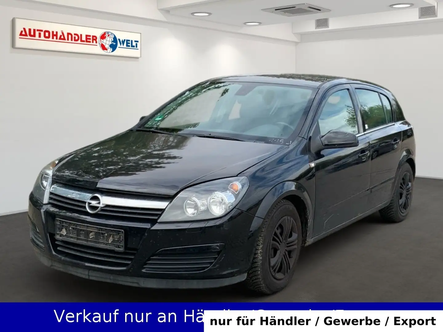 Opel Astra H 1.6 Lim. Automatik T-Leder Zwart - 1