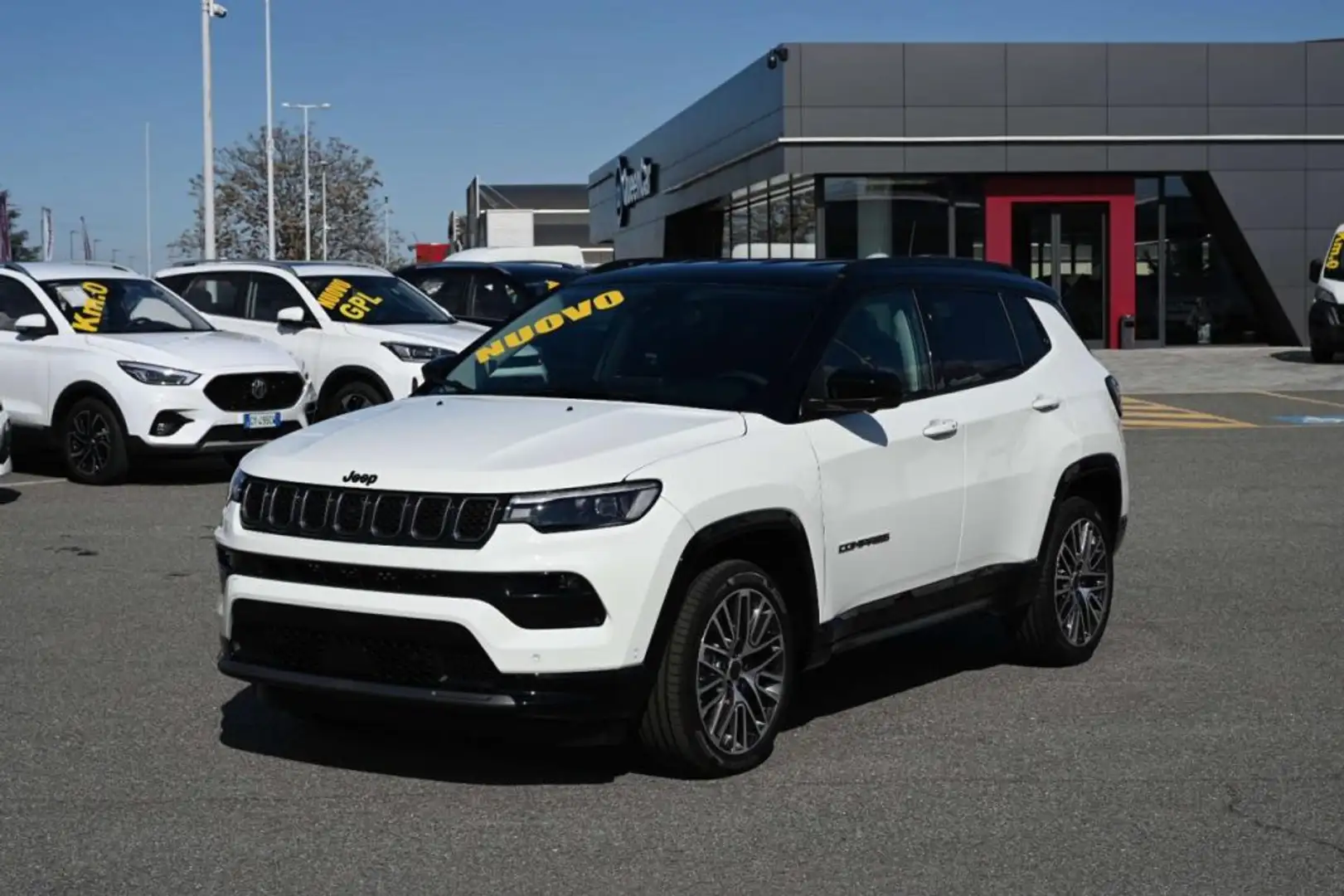 Jeep Compass 1.5 Turbo T4 130 CV MHEV 2WD Summit Weiß - 1