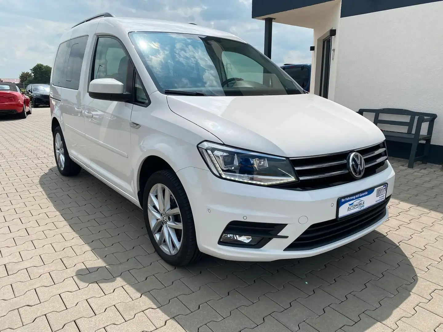 Volkswagen Caddy PKW Comfortline|NAVI/TEMP.| Weiß - 1