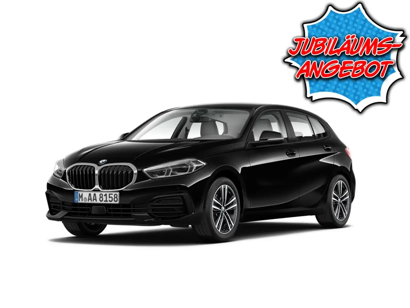 BMW 118 i AUTOMATIK ADVANTAGE LC PROF NAVI LED PDC Schwarz - 1
