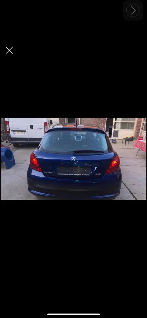 Peugeot 207 Blauw - 2