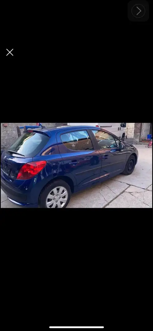 Peugeot 207 Blauw - 1
