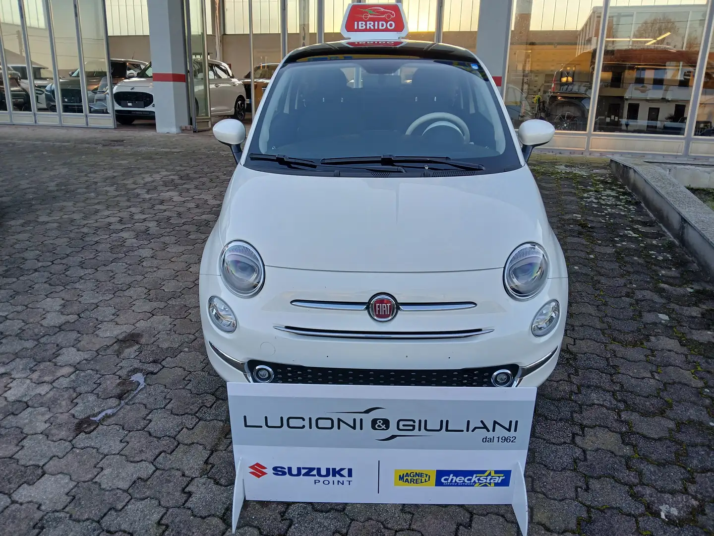 Fiat 500 1.0 hybrid 70cv Bianco - 1