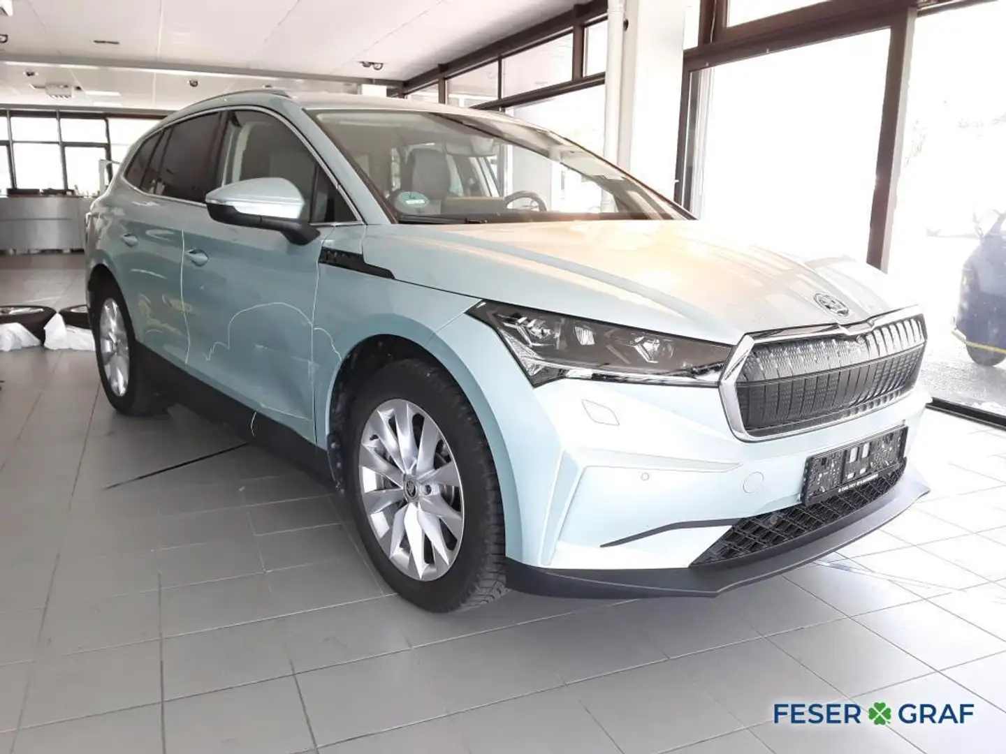 Skoda Enyaq iV electric 80 Loft 360°*Wärmepumpe*LED*Navi*ACC*D Silber - 2