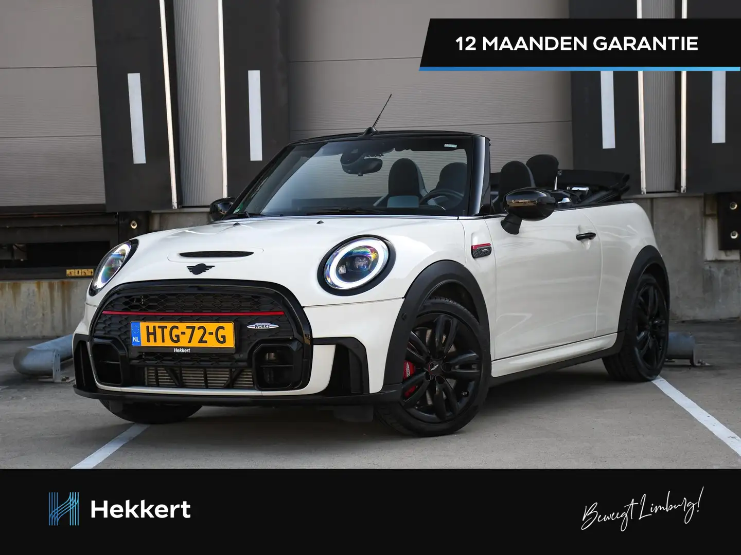 MINI John Cooper Works Cabrio Mini JCW Pack 2.0 230pk HALF LEDER/ALCANTARA | STO Biały - 1