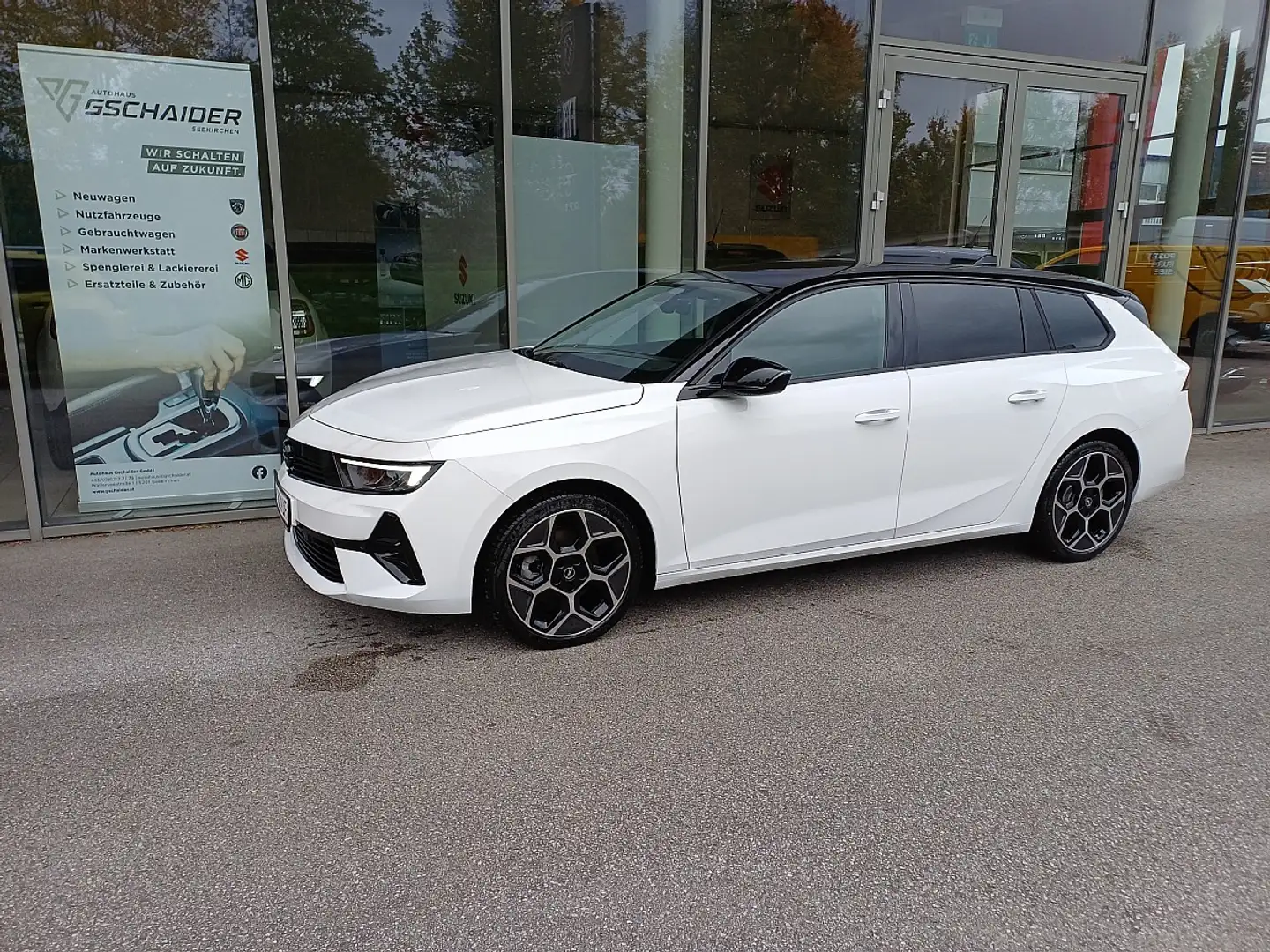 Opel Astra ST 1,2 Turbo MHEV GS Aut. Blanc - 1