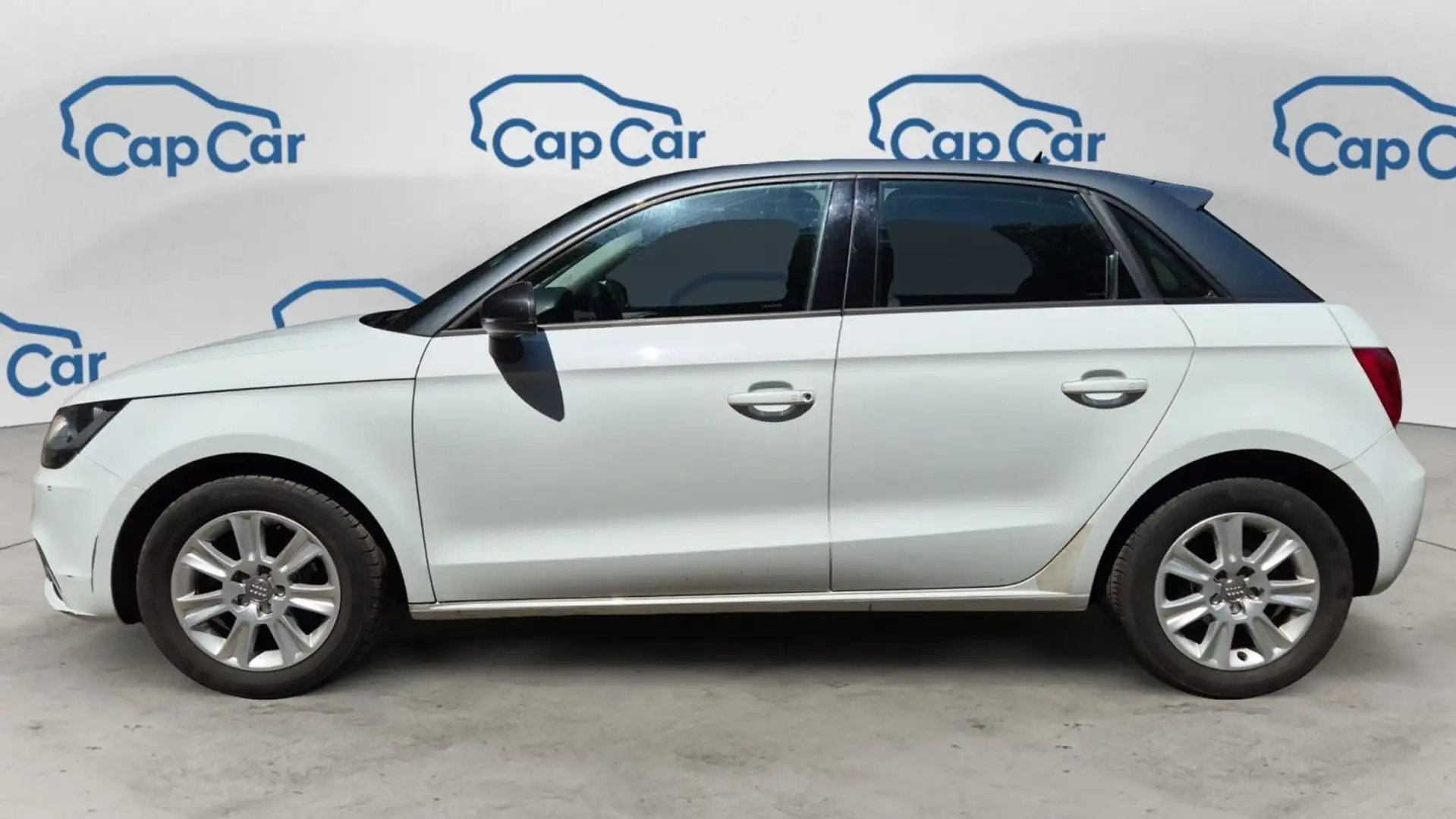 Audi A1 1.6 TDI 90 S-Tronic 7 Ambition Blanc - 2
