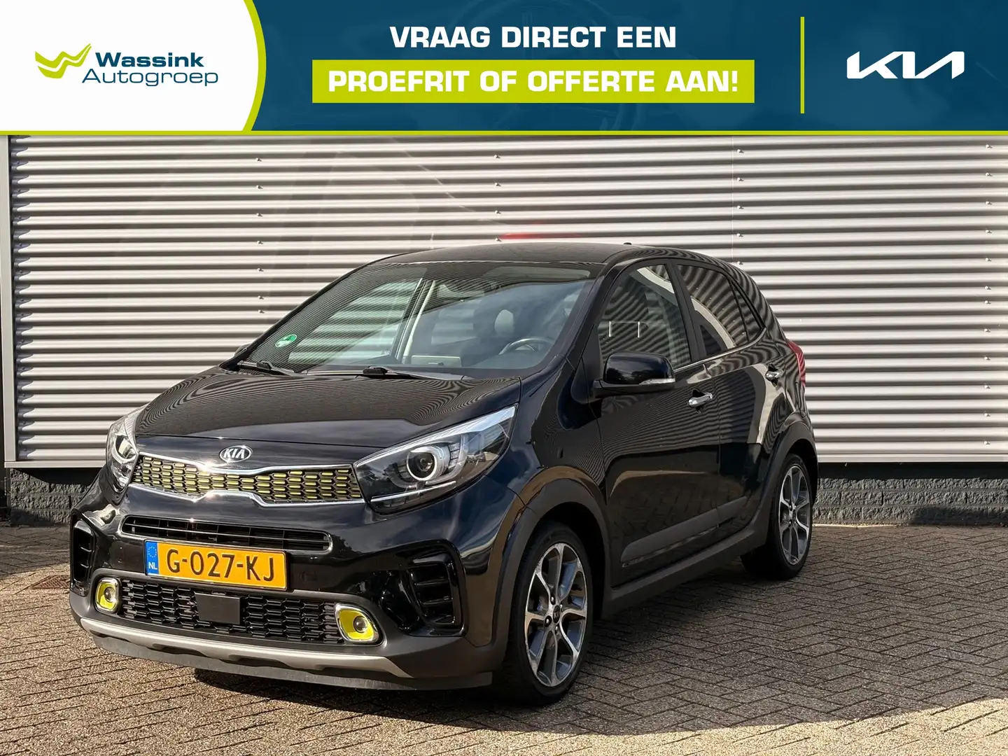 Kia Picanto 1.0 T-GDi 100pk 5-zits X-Line | Stoel- en Stuurver Zwart - 1
