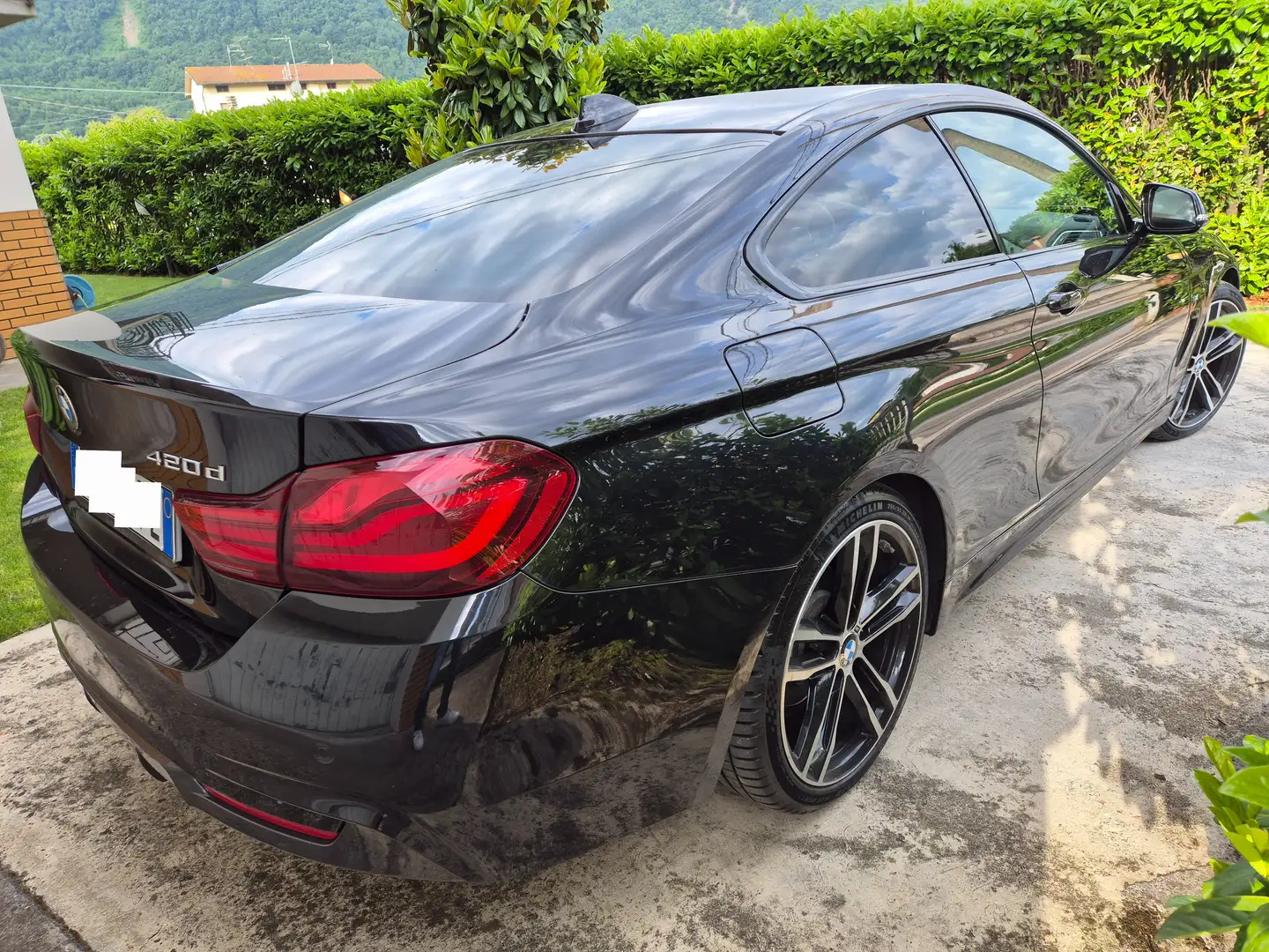 BMW 420 420d Coupe Msport auto Nero - 2