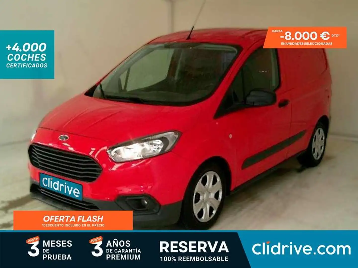 Ford Transit Courier Van 1.5TDCi Trend 75 Rojo - 1