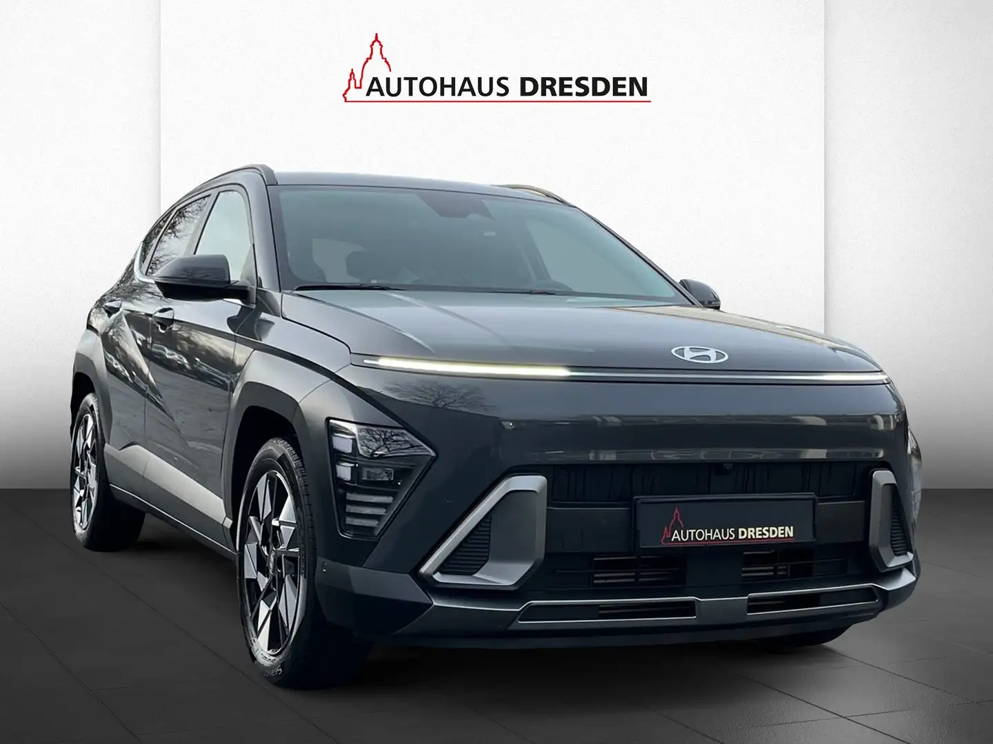 Hyundai KONA 1.6 T-GDI Prime LED+Navi+SHZ+2xKlima+LM Grijs - 2