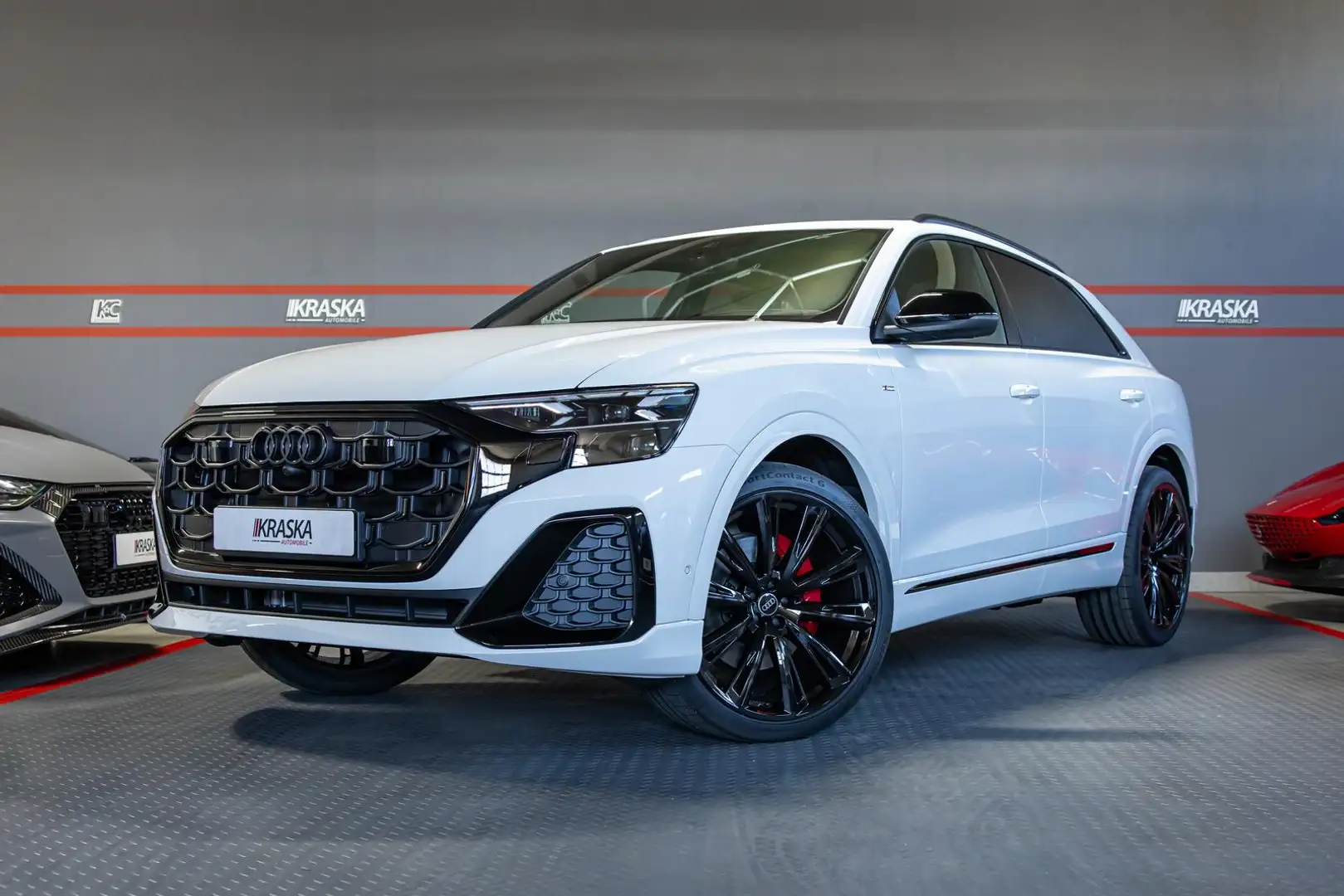 Audi Q8 50 TDI quattro S-Line AHK PANO STHZ Facelift Weiß - 1