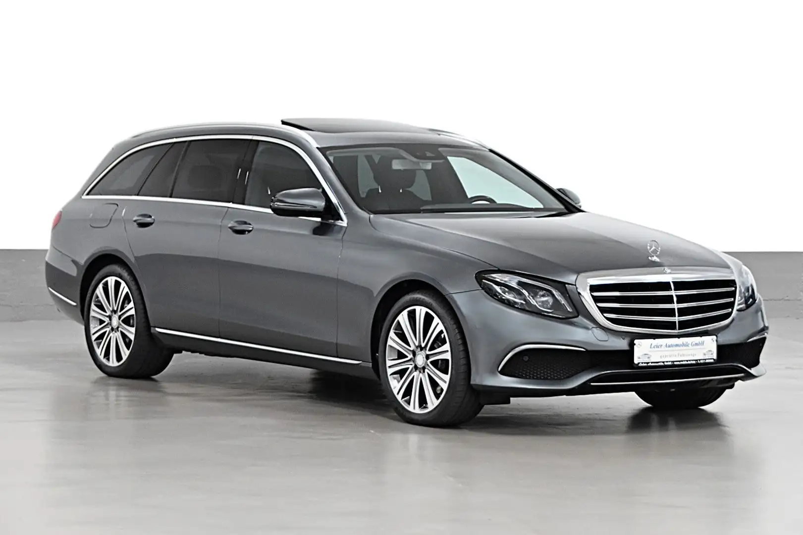 Mercedes-Benz E 350 D 9G-TRONIC EXCLUSIVE*VOLLLEDER-SPORTSITZE* Gris - 1