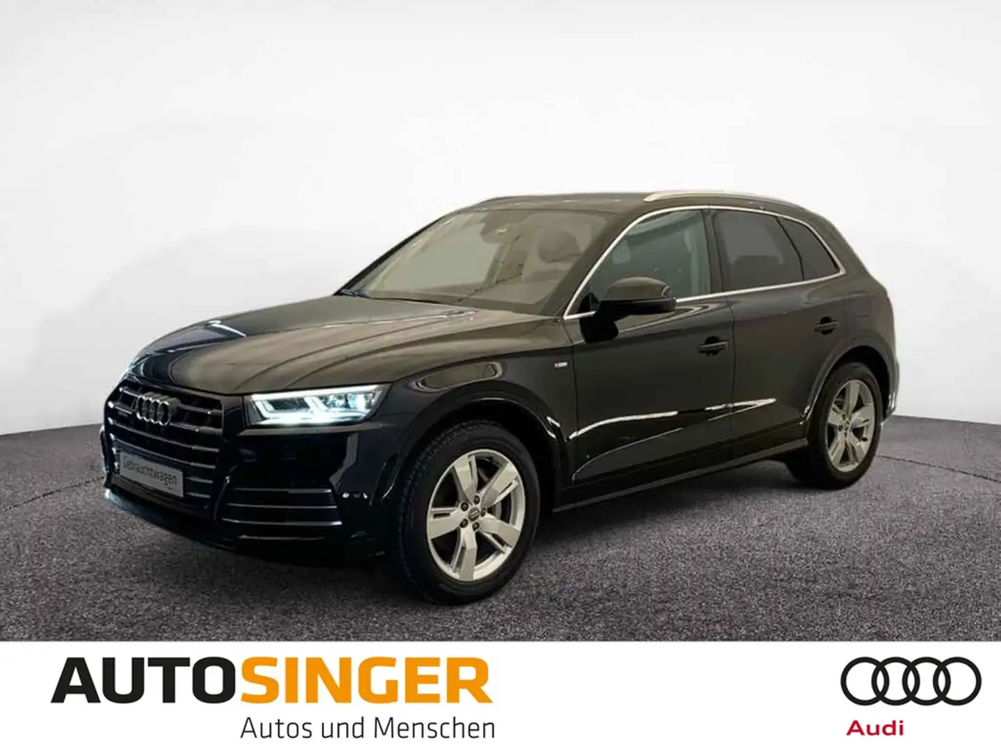 Audi Q5 55 TFSI e qua *LUFT*AHK*LED*NAVI*SHZ*GRA*PDC* Zwart - 1