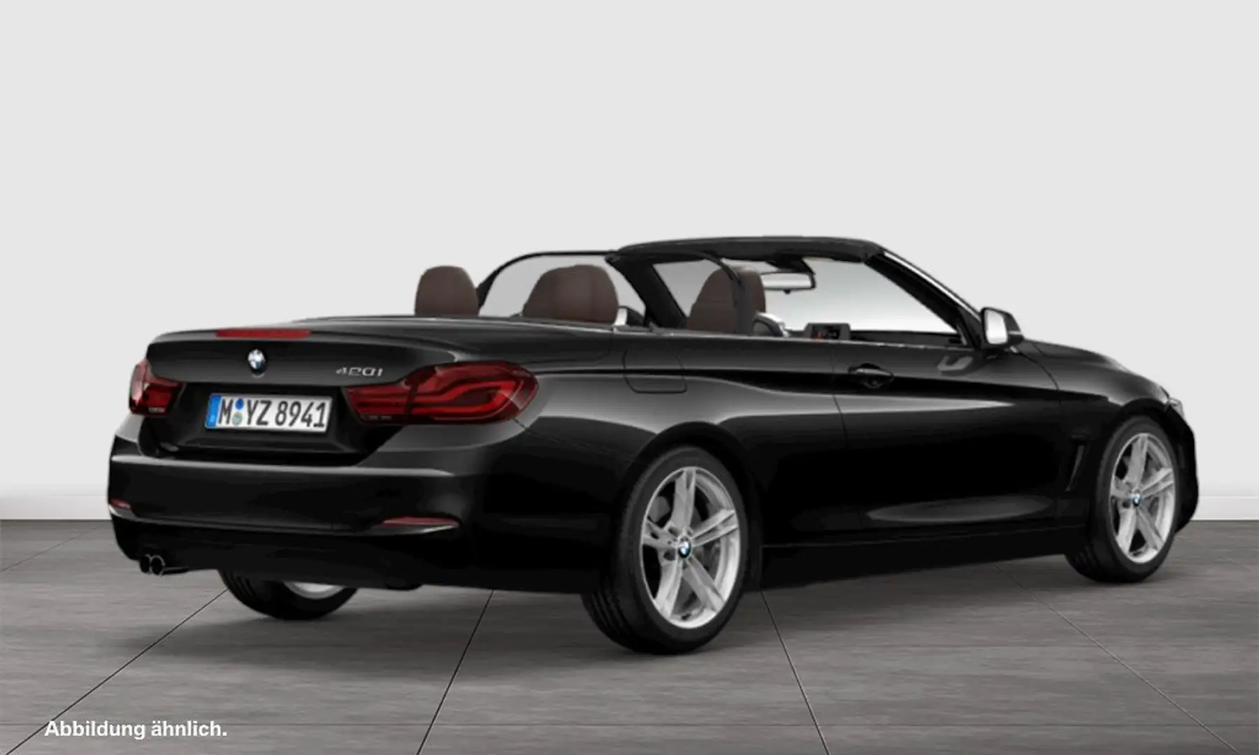 BMW 420 i SPORT LINE+ADAPT.LED+HiFi+NAVI+AUT Schwarz - 2