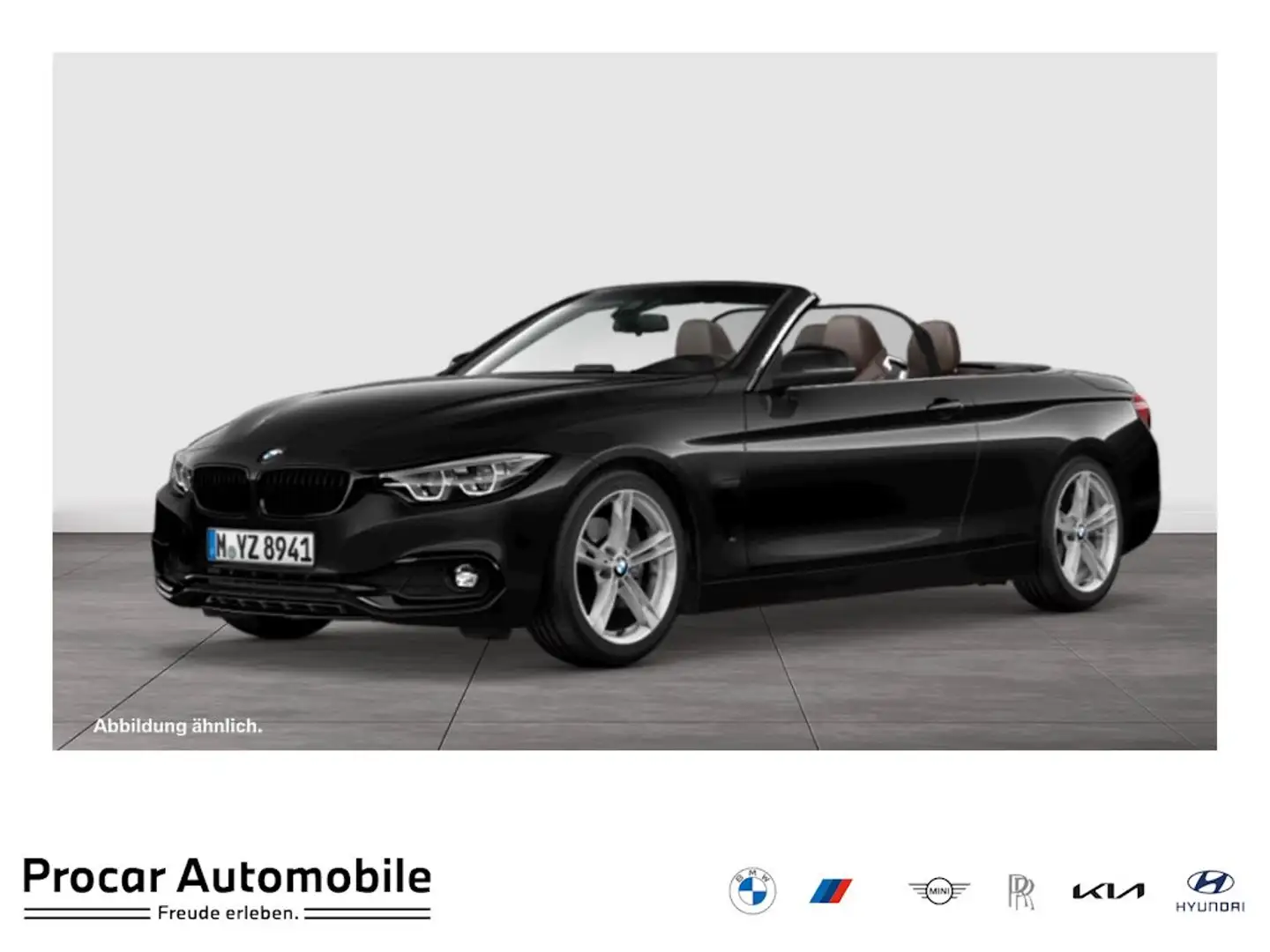 BMW 420 i SPORT LINE+ADAPT.LED+HiFi+NAVI+AUT Schwarz - 1