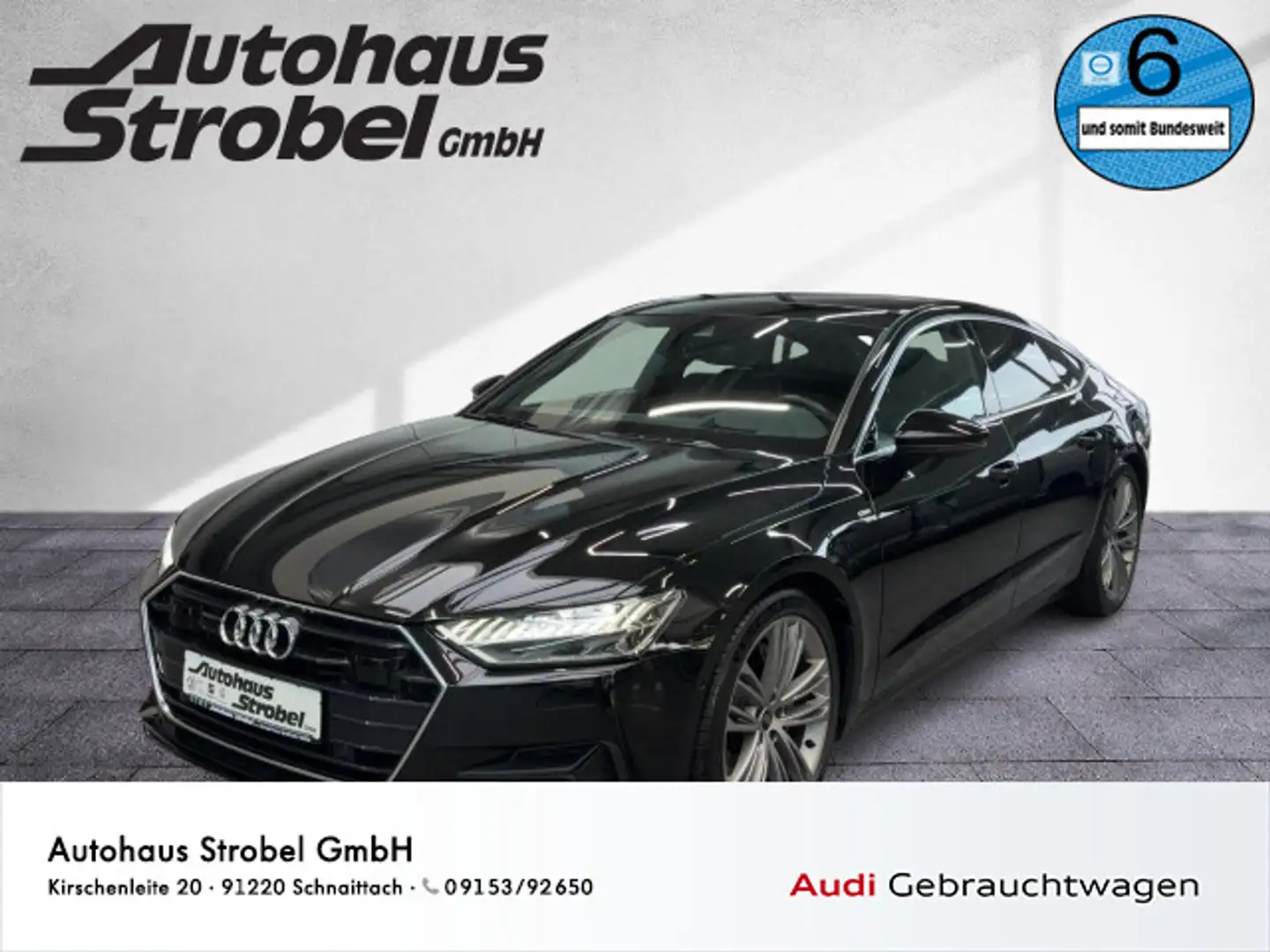 Audi A7 3.0 V6 TDI Tiptronic Quattro S-Line Schwarz - 1