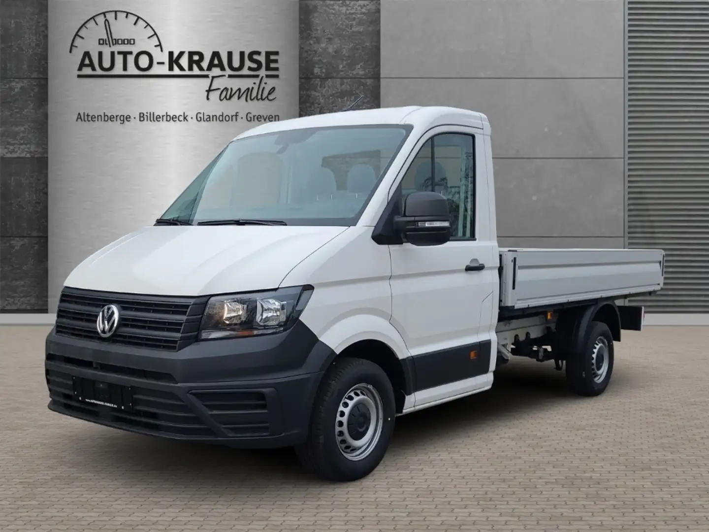Volkswagen Crafter 35 2.0 TDI Pritsche MR AHK, Klima BT el.SP Blanc - 1