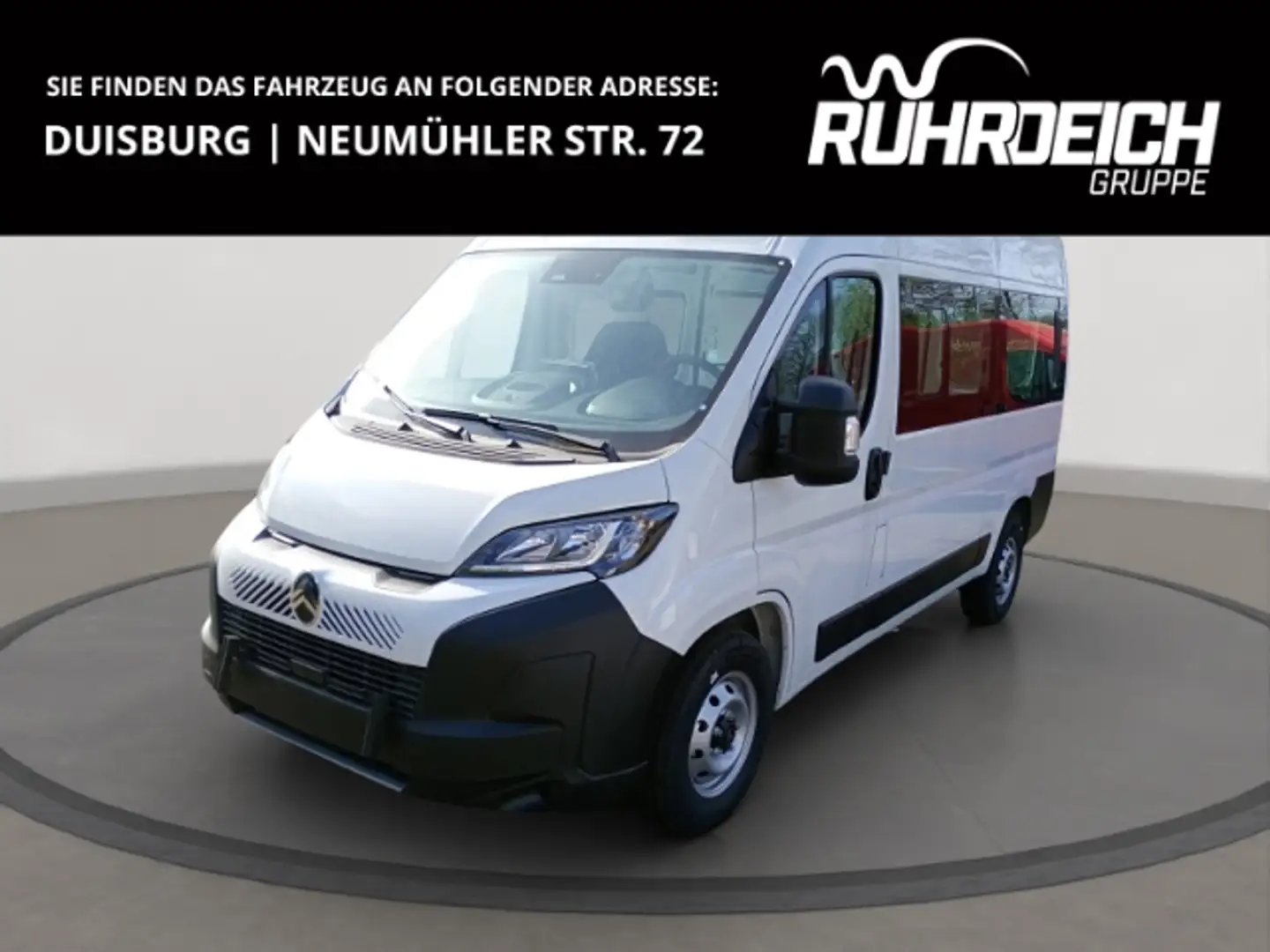 Citroen Jumper Kasten Hochraum 35 L2H2 verglast BlueHDi 18 Wit - 1