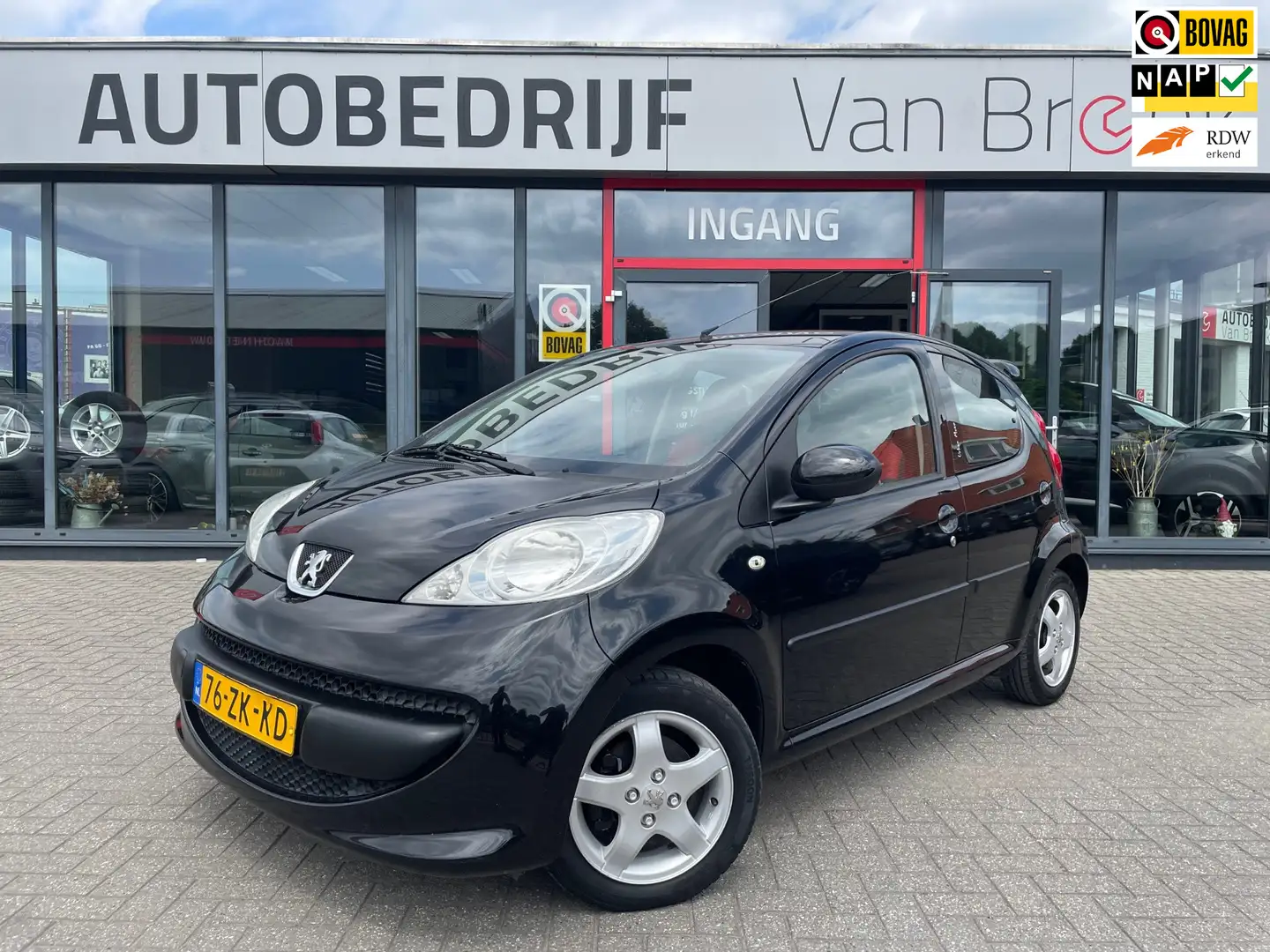 Peugeot 107 1.0-12V XS Urban Move | Elek. ramen | LM Velgen | Schwarz - 1
