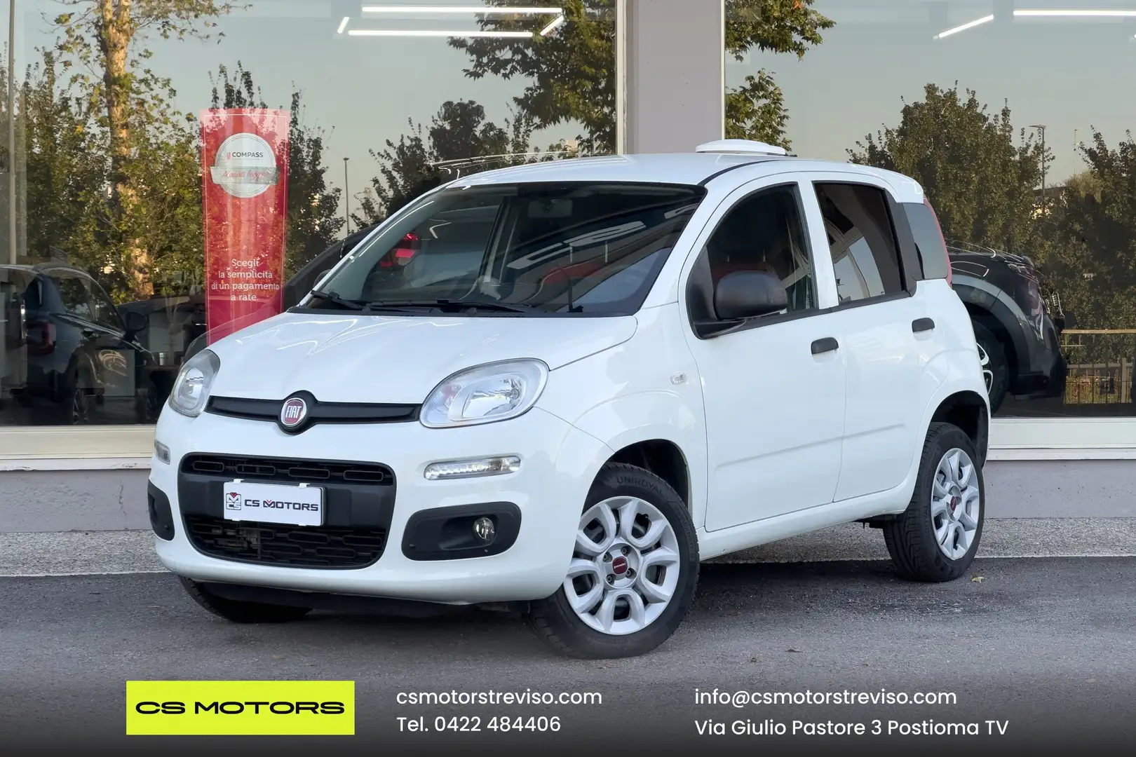 Fiat Panda Panda 0.9 t.air t. natural power Easy 70cv Bianco - 1
