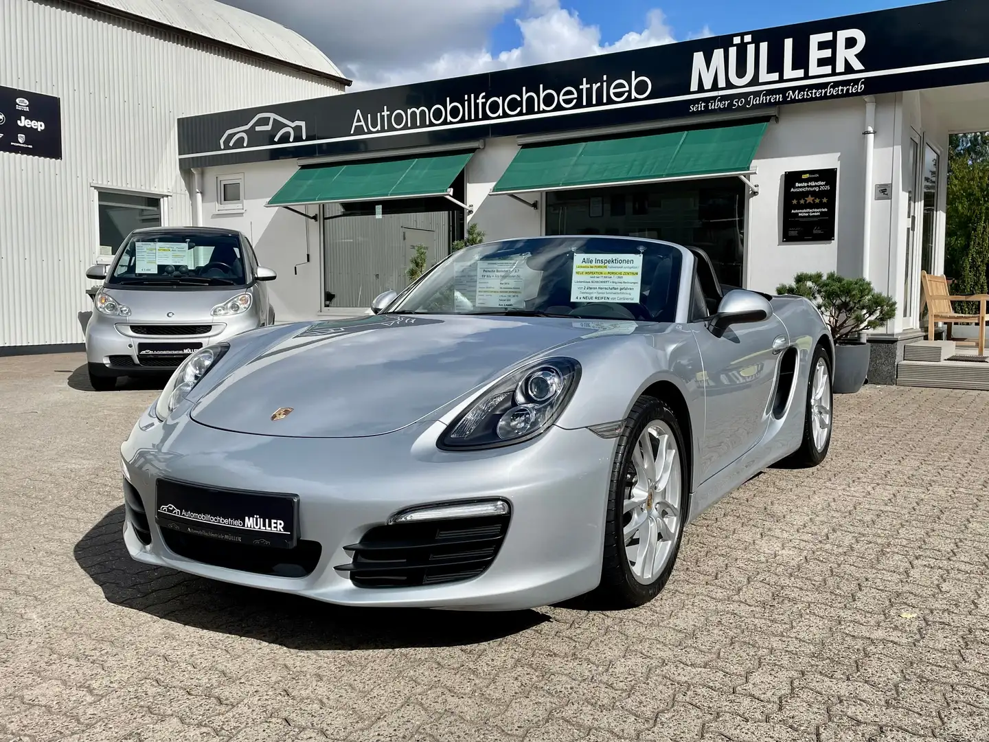 Porsche Boxster Boxster 2.7 +19"Alu+Makelloser JAHRESWAGENZUSTAND! Silber - 1