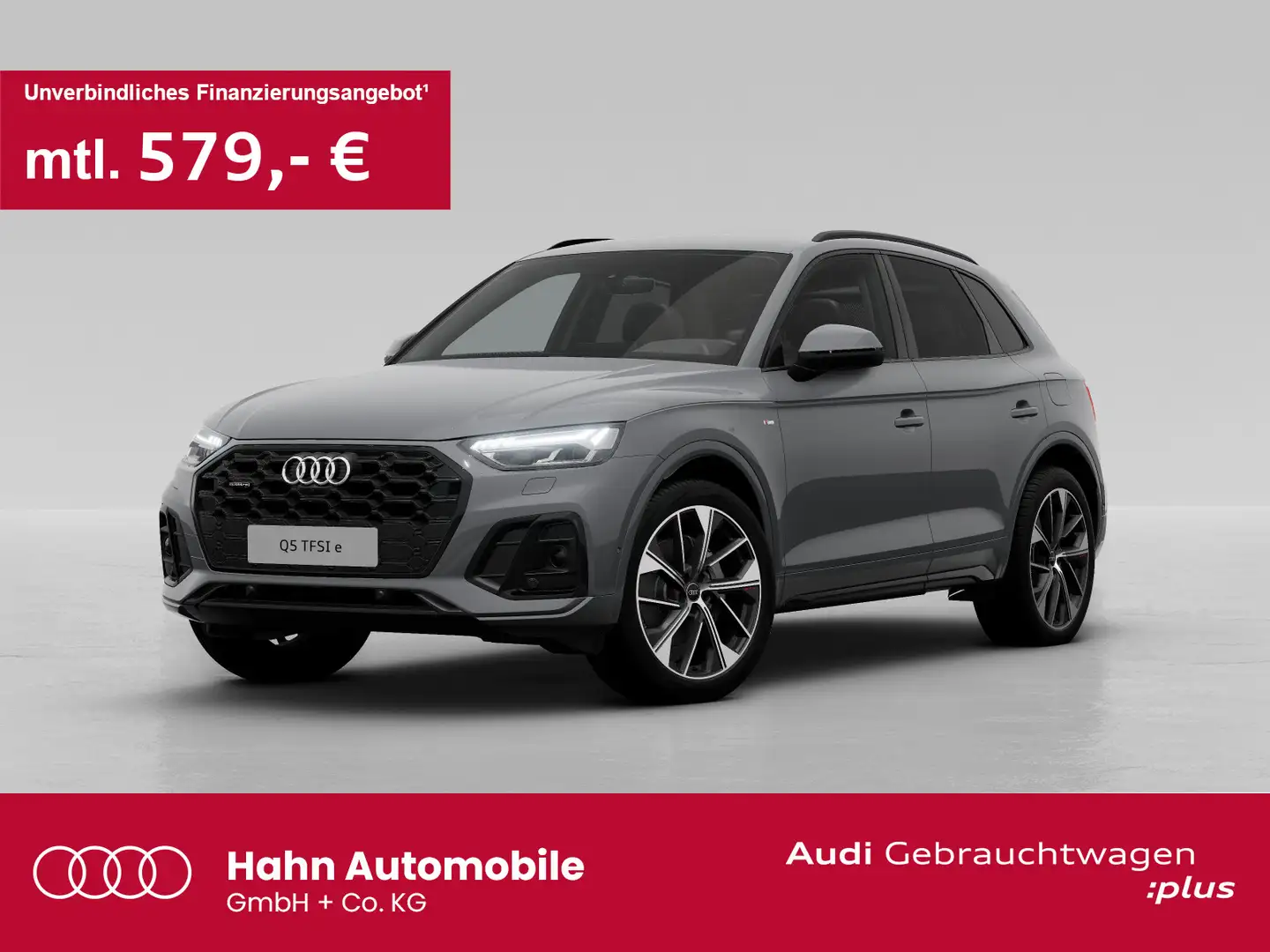 Audi Q5 50TFSIe quattro S tronic S line Virtual Matri Grijs - 1