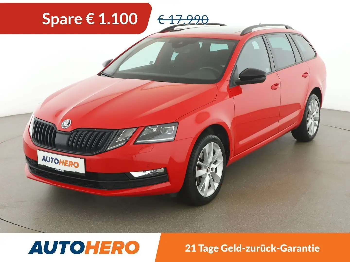 Skoda Octavia 1.6 TDI Style *NAVI*ACC*PDC*SPUR*TOT* Rot - 1