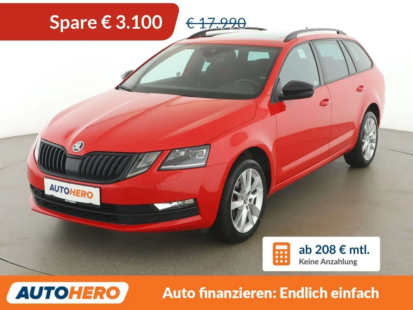 Skoda Octavia 1.6 TDI Style *NAVI*ACC*PDC*SPUR*TOT* Rot - 1