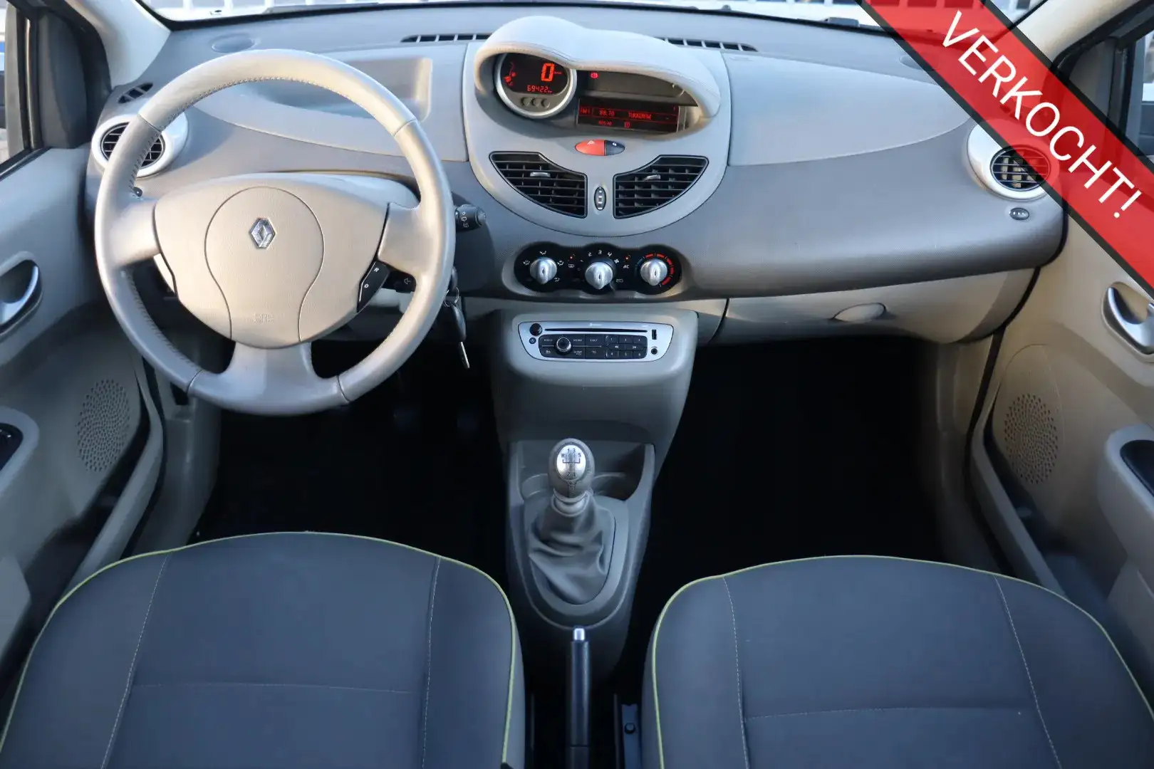 Renault Twingo 1.2 16V | CABRIOLET|CRUISECONTROL| NIEUWE APK| Zilver - 2