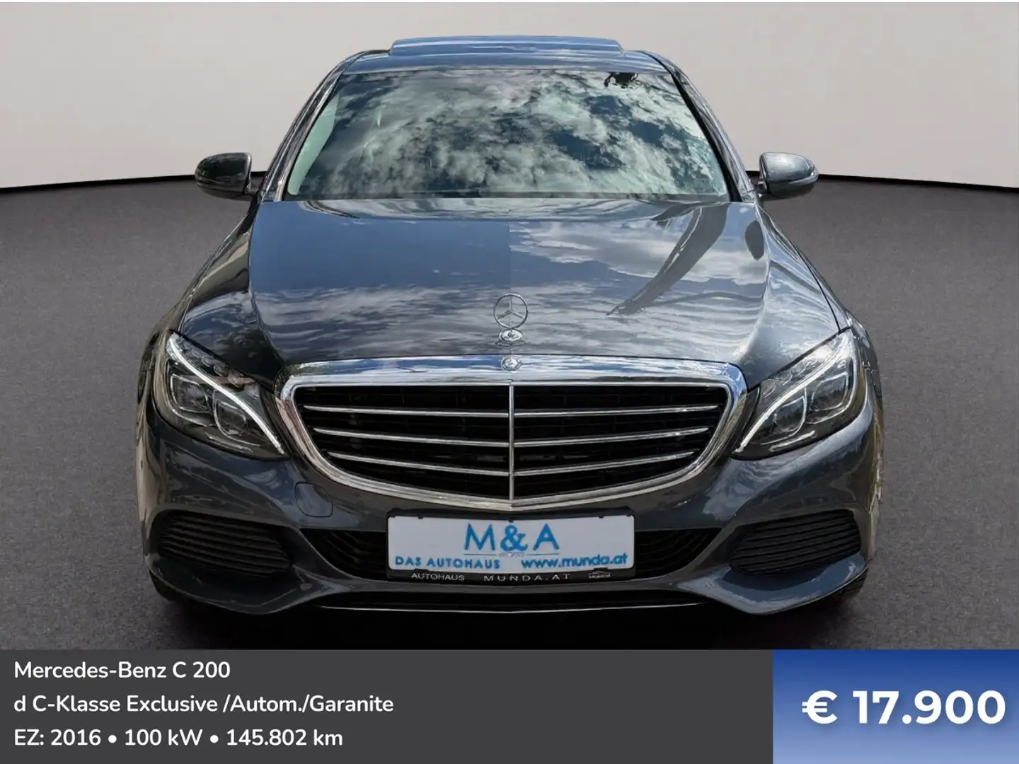 Mercedes-Benz C 200 d C-Klasse Exclusive /Autom./Garanite Grau - 2