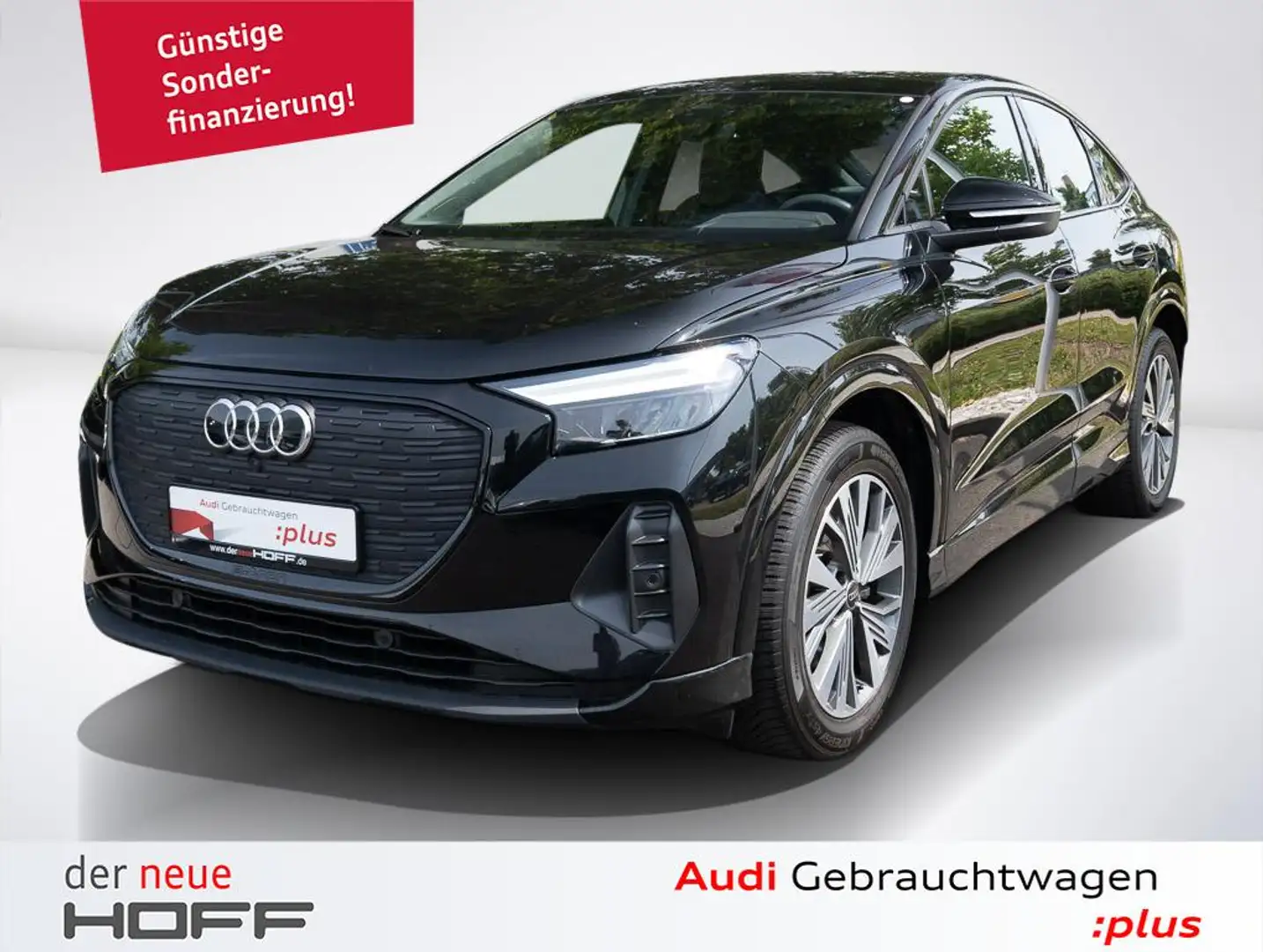 Audi Q4 e-tron Sportback 35 Navi Plus ACC 19Zoll Noir - 1