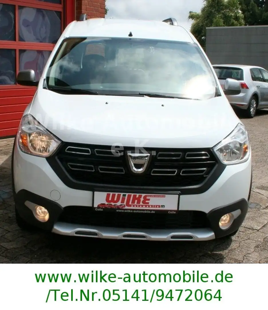 Dacia Dokker Stepway Celebration+1.Hand+Navi+70.000 KM Bianco - 2