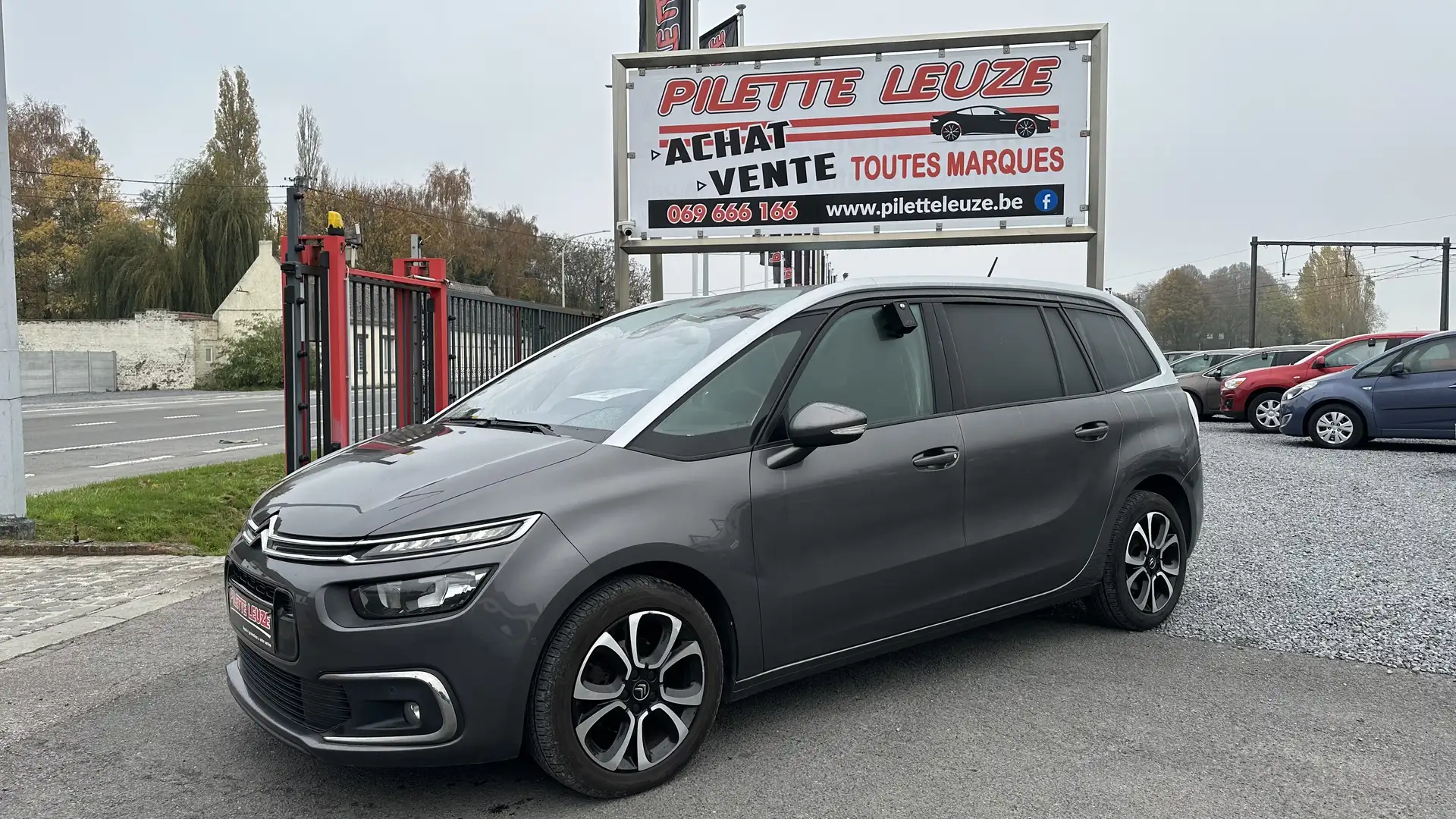 Citroen C4 SpaceTourer C4 GRAND/EU6D/Spacetourer 7 PLACES/CUIR/CARPLAY/++ Gris - 2