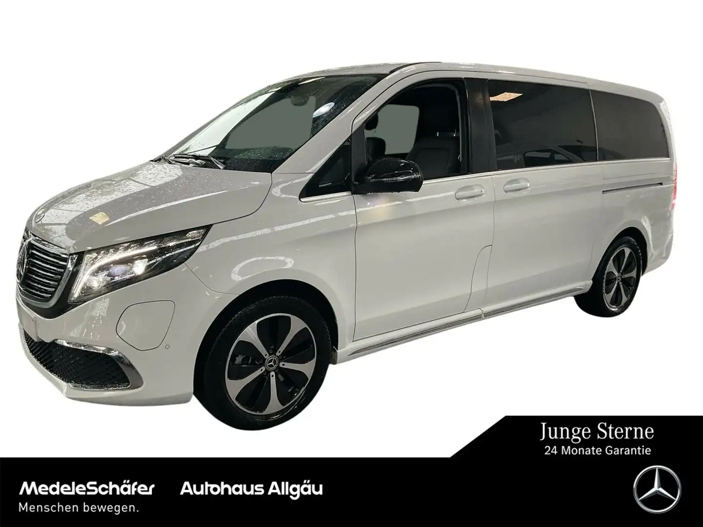 Mercedes-Benz EQV 300 EQV 300 LANG AVANTGARDE AIRMATIC DISTRONIC LEDER Weiß - 1