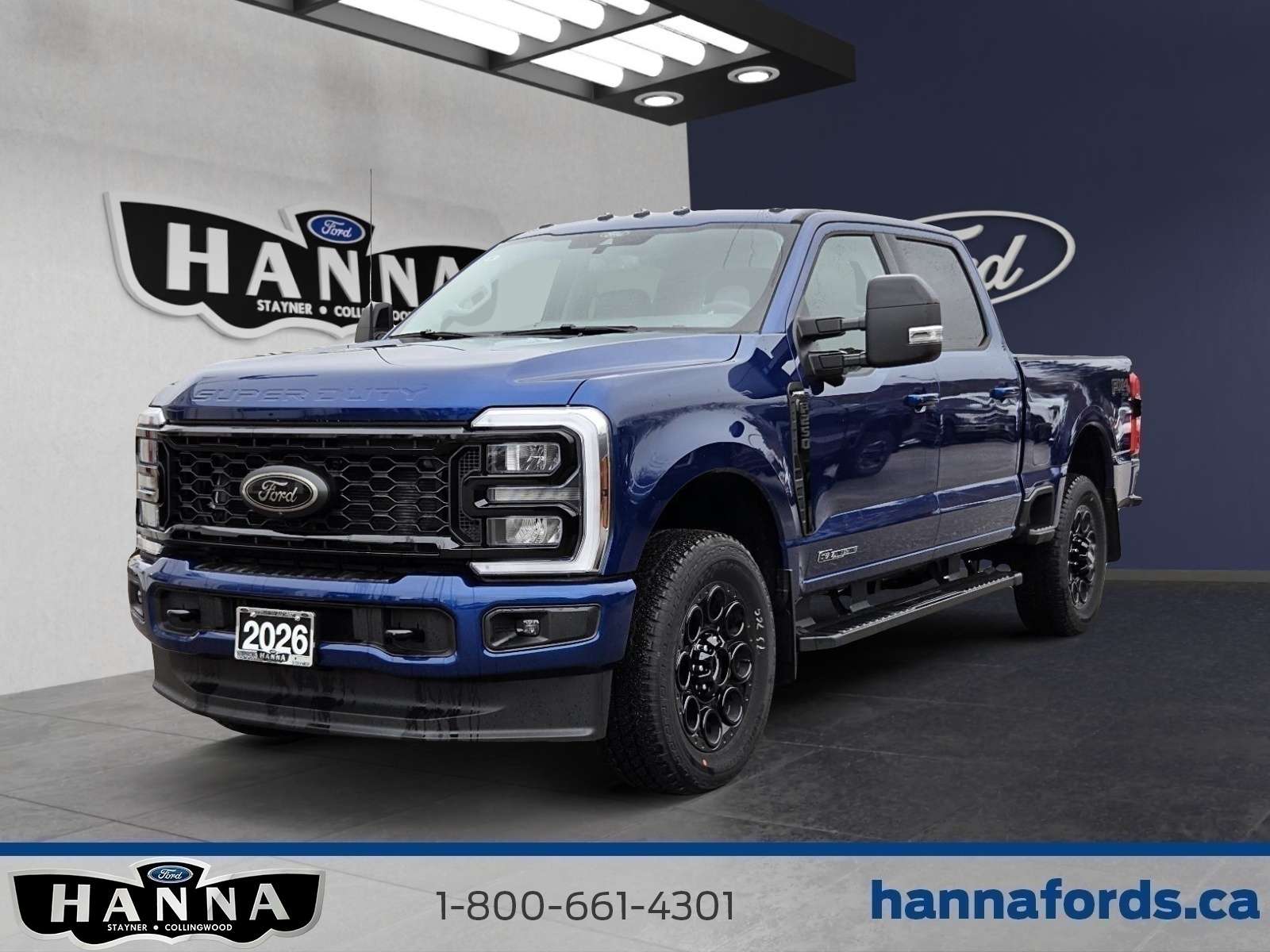 Blue 2026 Ford F-250 Super Duty Pickup Truck Four-Wheel Drive Automatic