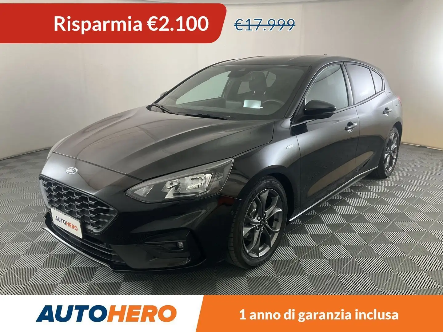 Ford Focus 1.5 EcoBlue TDCi ST-Line 120 CV Noir - 1