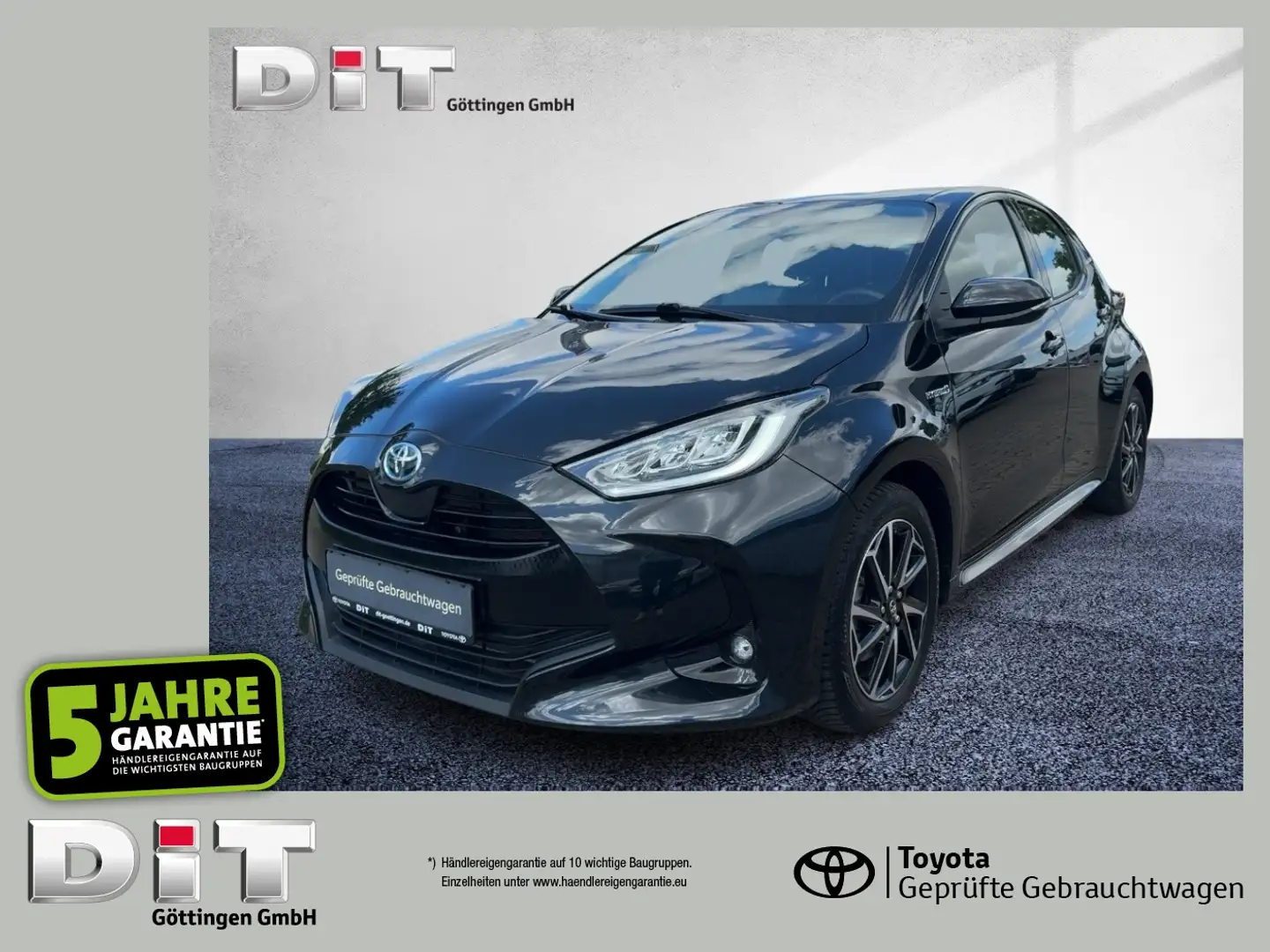 Toyota Yaris 1.5 Club Zwart - 1