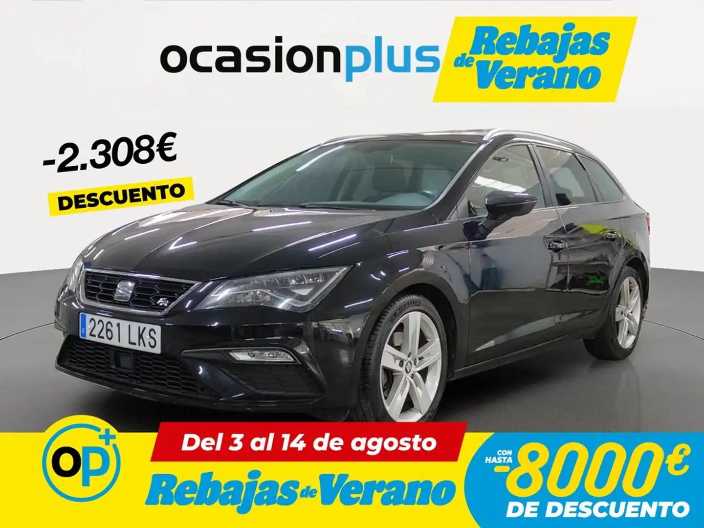 SEAT Leon ST 1.5 EcoTSI S&S FR 130 Negro - 1