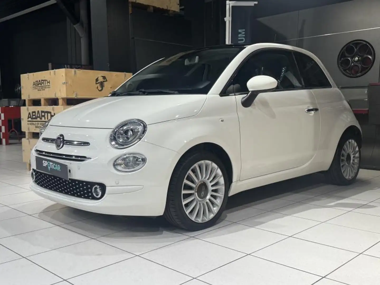 Fiat 500 Lounge Blanc - 1