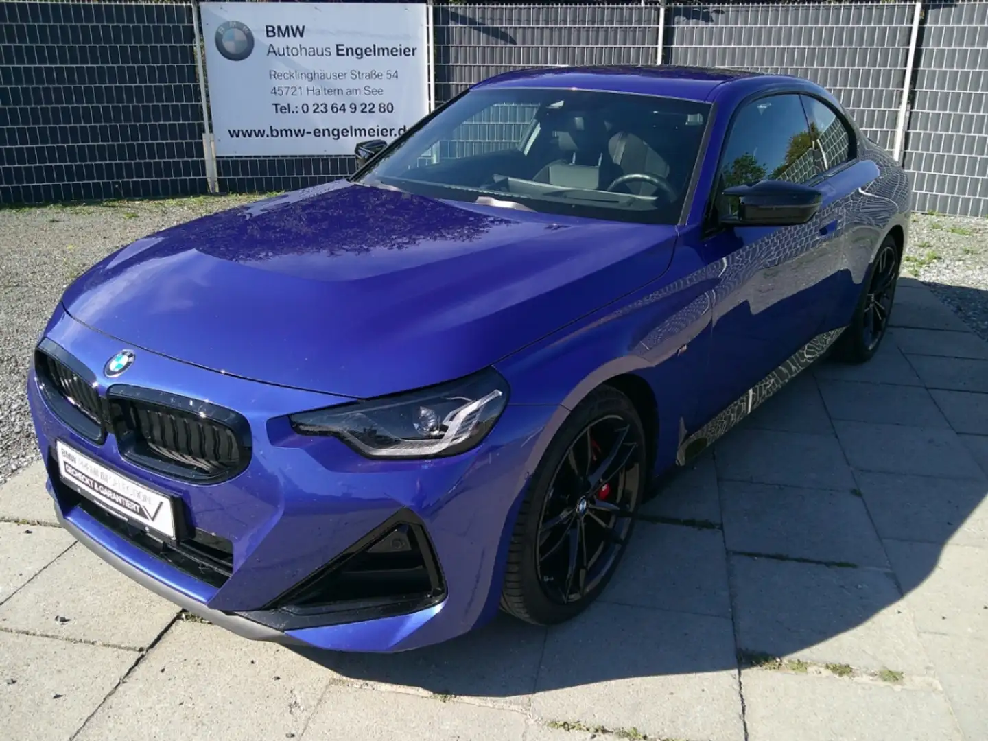 BMW 240 xDrive Coupe Sport Pro eSitze Head-Up HiFi Blau - 1